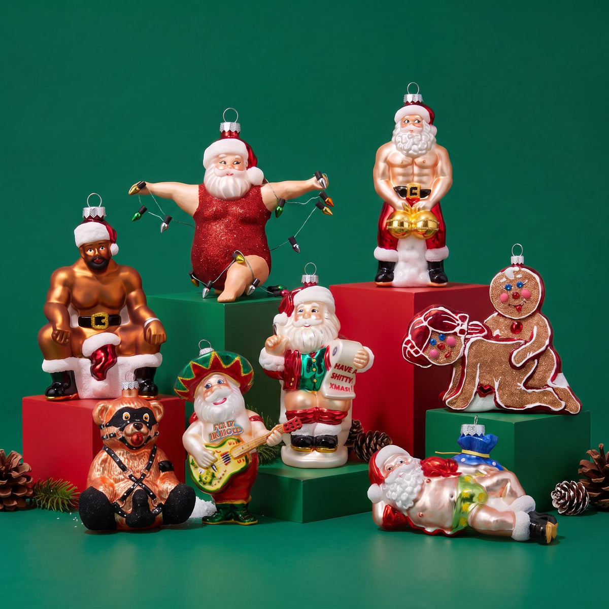 Cheeky Ornaments