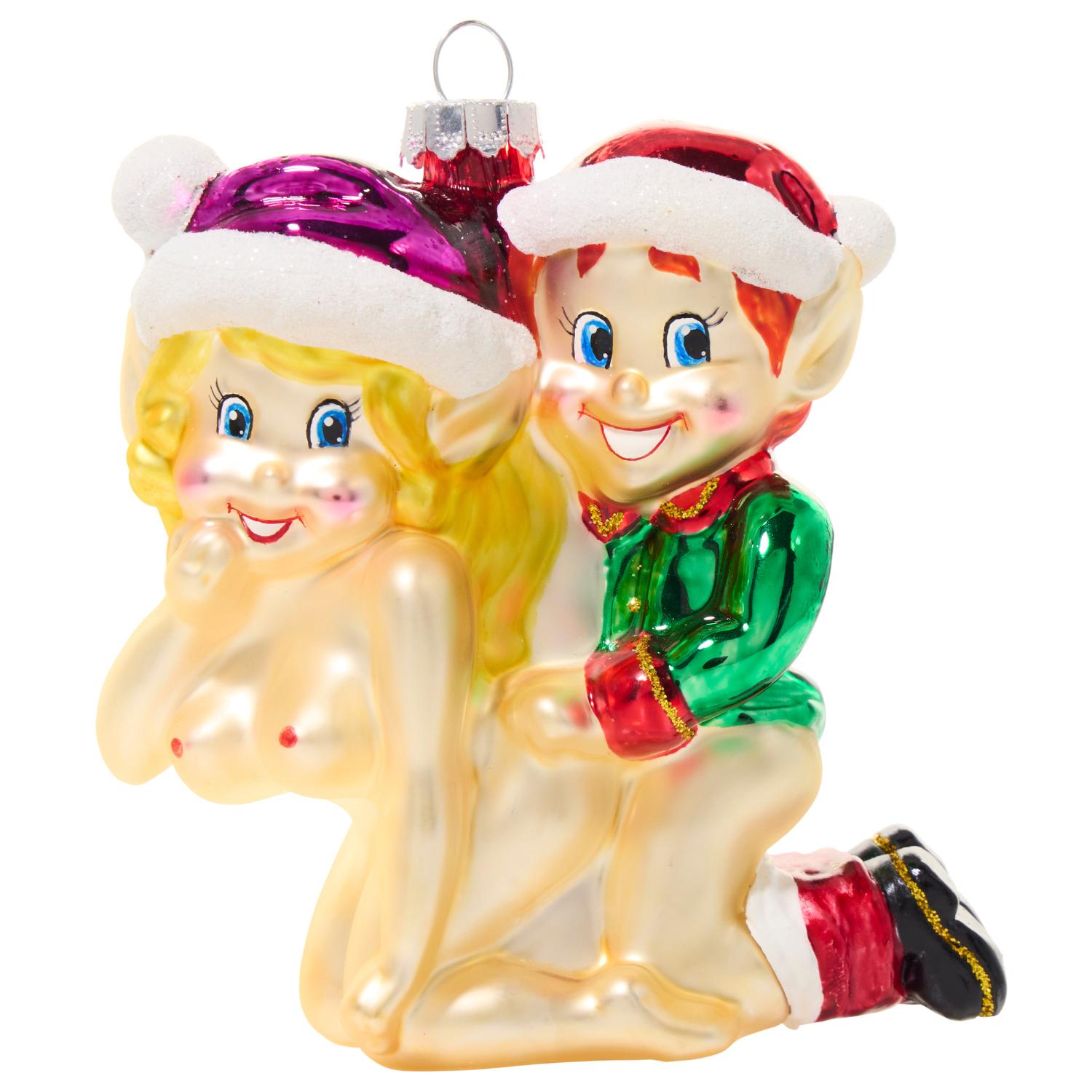 Cheeky Ornaments - Hilarious Christmas Ornaments For Secret Santa, White Elephant, or Any Gift This Holiday